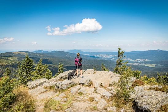 Herrliche Fernsicht vom Gipfel